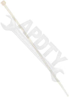 APDTY 94853 8 In. Clear Wire Ties