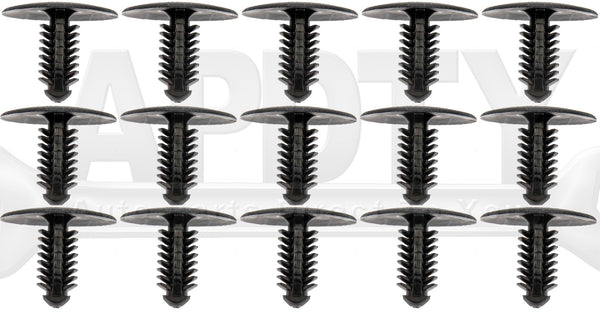 APDTY 811762 Cowl Retainer Clips Pack Of 15 Black Replaces G032-68-865A-00