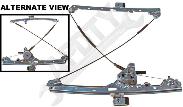 APDTY 851628 Manual Window Regulator (Non-Powered) Fits Front Left (Driver)