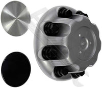 APDTY 010130 Replacement Silver Plastic Wheel Center Cap w/Lug Nut Covers 8-Lug