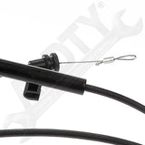 APDTY 023152 Hood Release Cable With Handle Replaces E7TZ16916A