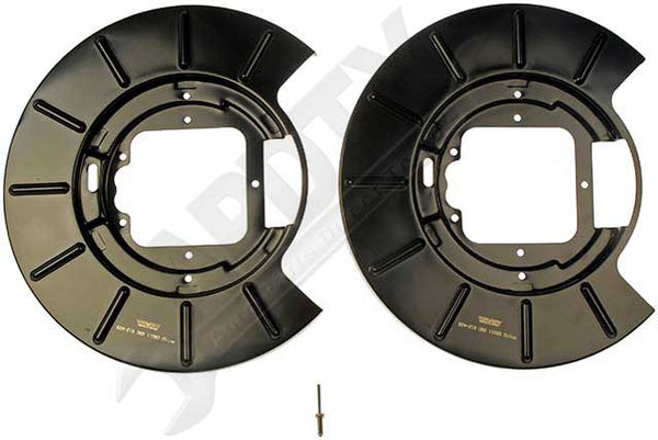 APDTY 035320 Disc Brake Backing Plate Dust Shield Rear Left & Right (5011982AA)