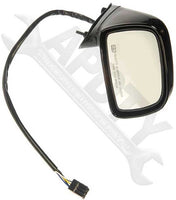 APDTY 066120 Side View Mirror - Right , Power, without  Memory, Black
