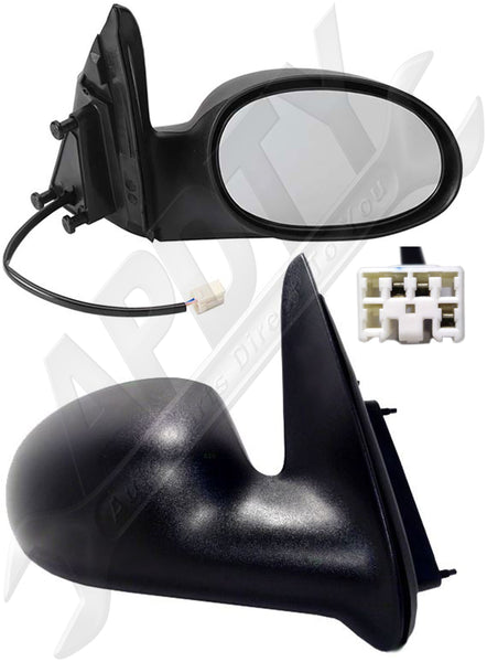 APDTY 154351 Power Side View Mirror Assembly Right Side