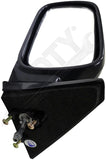 APDTY 066247 Side View Mirror - Left , Black/ Metal