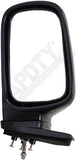 APDTY 066247 Side View Mirror - Left , Black/ Metal