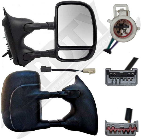 APDTY 0662613 Side View Mirror Heated Power remote