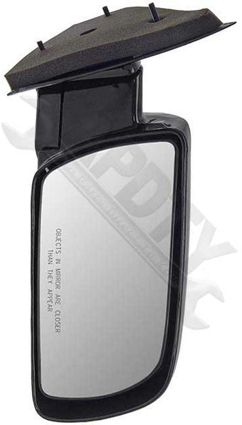 APDTY 066451 Side View Mirror Right,Manual,Below Eye line,Fold 88-05 Chevy Astro