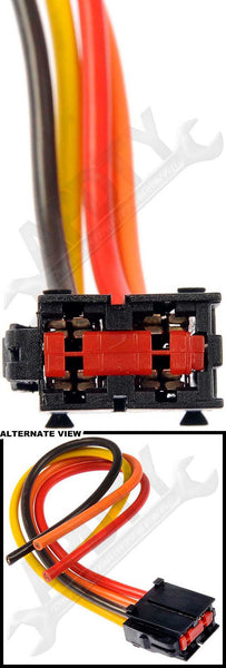 APDTY 084414 Blower Motor Speed Resistor Harness Pigtail