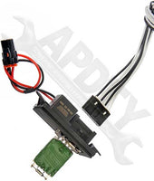 APDTY 084510 Blower Motor Speed Resistor & Harness
