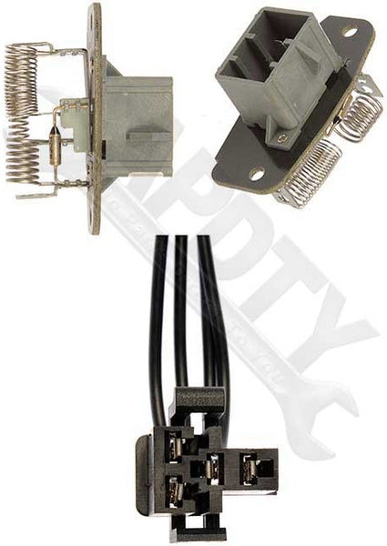 APDTY 084523 Blower Motor Speed Resistor and Harness Pigtail