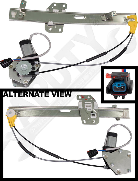 APDTY 106066 Window Motor Regulator Upgraded Cable Design Front Left 55154959AI
