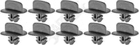 APDTY 109085-Clips Front Bumper Air Dam Defelector Valance Retainer Clips (10)
