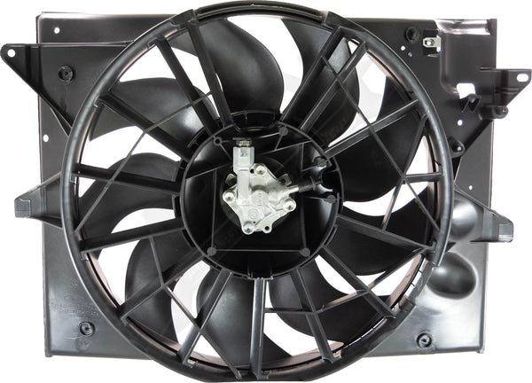 APDTY XR8002853 Radiator Cooling Fan Assembly w/Shroud & Blade