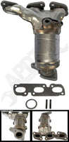 APDTY 116793 CARB Compliant Catalytic Converter w/Integrated Exhaust Manifold
