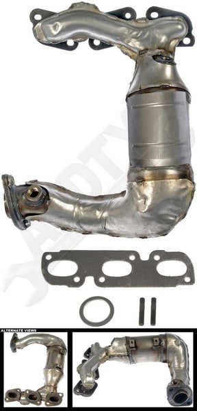 APDTY 116794 CARB Compliant Catalytic Converter w/Integrated Exhaust Manifold