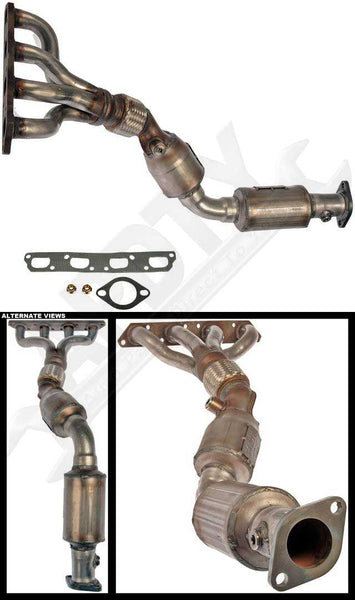 APDTY 116797 Exhaust Manifold w/ Integrated Converter Fits 2002-2006 Mini Cooper