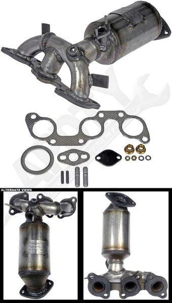 APDTY 116798 Catalytic Converter w/Integrated Exhaust Manifold