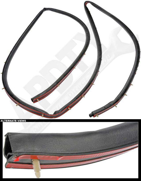 APDTY 117280 Outer Right Cab Door Weather Strip Fits Select 2002-15 Freightliner