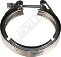 APDTY 118781 Exhaust Down Pipe V-Band Clamp