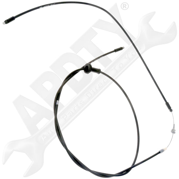 APDTY 119200 Hood Release Cable Assembly Pair Replaces 811902G500, 811902G600