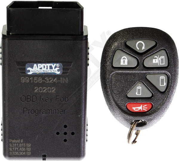 APDTY 121927 Keyless Entry Replacement Key Fob Transmitter (Replaces 6-Button)