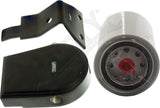 APDTY 133975 Diesel Add On Coolant Filter System w/Bracket & Silicone Hoses