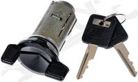 APDTY 134235 Ignition Lock Cylinder with Keys With Wide Thumb Flange Match Image