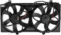 APDTY 134911 Radiator Cooloing Fan Assembly With Flat 4-Pin Electrical Connector