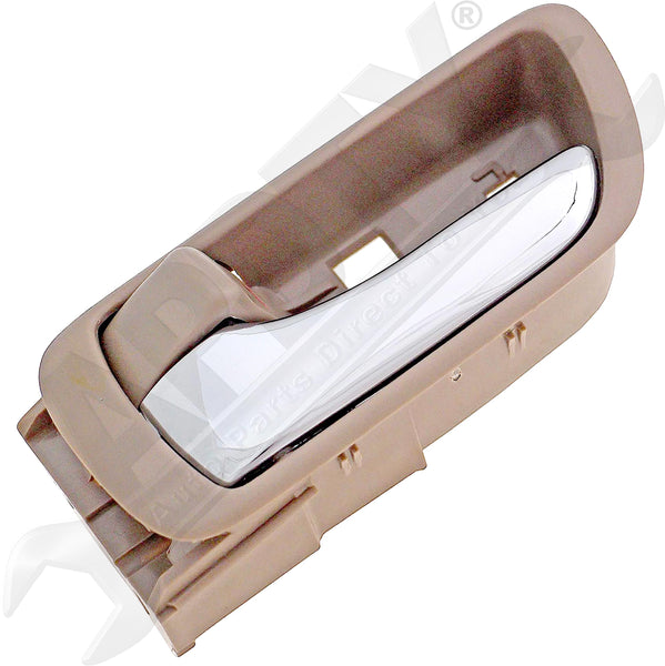 APDTY 135684 Interior Door Handle Front And Rear Left Chrome And Beige