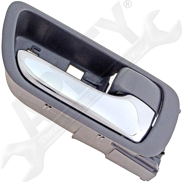 APDTY 135685 Interior Door Handle Front And Rear Right Chrome And Gray