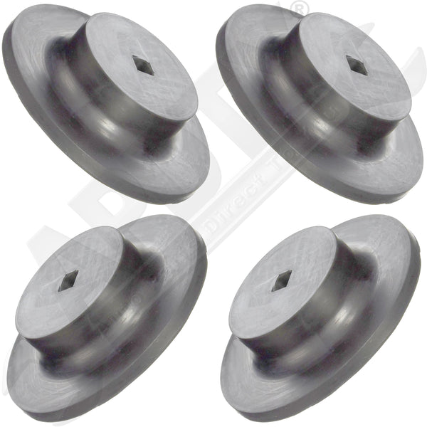 APDTY 141409 Rear Suspension Steel Coil Spring Insulator Seat Set Of 4