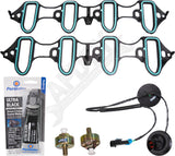 APDTY 141615 Intake Manifold Gasket & Knock Sensor Harness Repair Kit