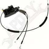 APDTY 142106 DLA Door Lock Actuator & Cables Fits Front Left