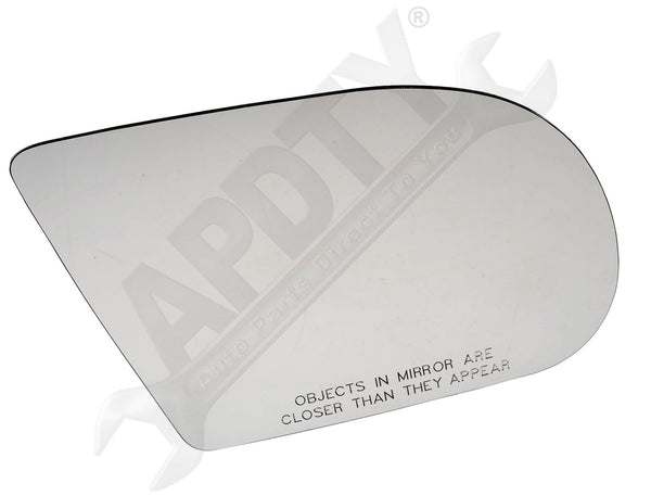 APDTY 142347 Replacement Mirror Glass Without Backing Plate - Right