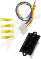 APDTY 145030 Blower Motor Resistor Kit With Harness