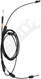 APDTY 153987 Fuel And Trunk Release Cable Assembly