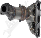 APDTY 156897 Catalytic Converter with Integrated Exhaust Manifold