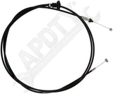APDTY 157654 Engine Hood Release Cable Assembly