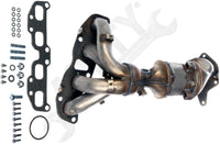 APDTY 157992 Exhaust Manifold w/Integrated Catalytic Converter - CARB Compliant