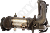 APDTY 158253 Exhaust Manifold with Integrated Catalytic Converter CARB Compliant