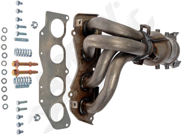 APDTY 158894 Exhaust Manifold with Integrated Catalytic Converter CARB Compliant