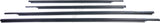 APDTY 158946 Dew Wipe Outer Belt Weatherstrip Window Seals 4Pcs