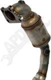 APDTY 158954 Catalytic Converter with Exhaust Manifold Pipe Assembly