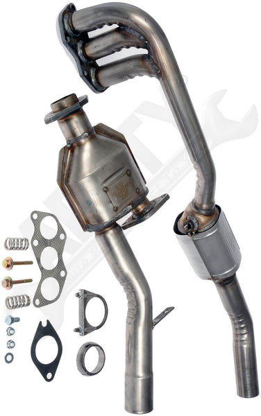 APDTY 159218 Catalytic Converter with Integrated Exhaust Manifold CARB Compliant
