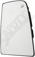 APDTY 159553 Front Right Door Mirror Upper Glass - Models with Heated Mirrors