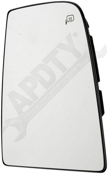 APDTY 159553 Front Right Door Mirror Upper Glass - Models with Heated Mirrors