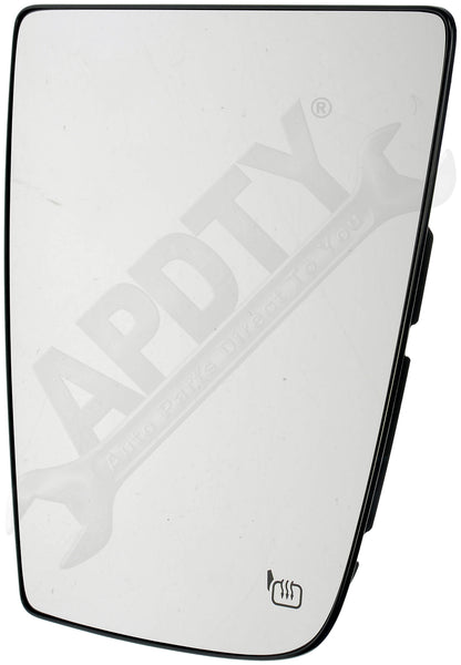 APDTY 159554 Front Left Door Mirror Upper Glass - Models with Heated Mirrors
