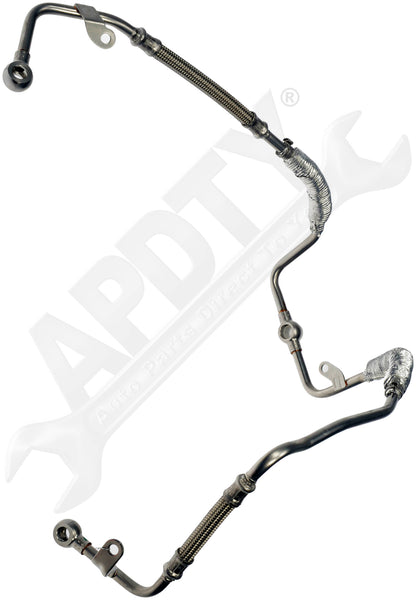 APDTY 159752 Engine Turbocharger Oil Feed Supply Line