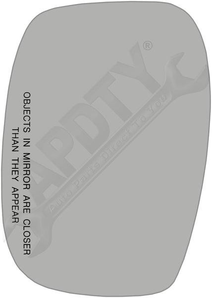 APDTY 160122 Plastic Backed Mirror Glass